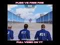 PUBG VS FREE FIRE SQUID GAME COMPARISON #shorts