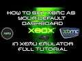 Run XBMC as default dashboard In Xemu | Original Xbox Emulator