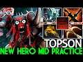 TOPSON [Bloodseeker] New Hero Mid Practice with Full Physical Build Dota 2