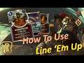Twisted Fate and Gangplank || How To Use Line 'Em Up Card