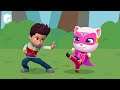 WHO IS THE BEST? Subway Surf Ryder EXE vs Talking Angela Hero!