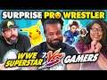 WWE Superstar Vs. Gamers | Fighting Games Challenge