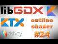 (#24) LibGDX Kotlin tutorial using LibKTX  - Outline Shader