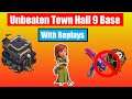 best th9 base with replays 2020 | Unbeaten Th9 Base | Th9 Anti 3 Star Base With Link