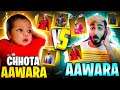 Chota Aawara Challenge Me For Collection Versus || Chota Aawara Vs Aawara || Free Fire