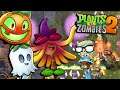 EQUIPO DE PLANTAS DE HALLOWEEN EN ACCION - Plants vs Zombies 2