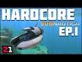 First Time EVER Playing Hardcore, Will I REGRET IT?! Hardcore mode Subnautica Ep. 1 | Z1 Gaming
