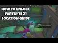How To Unlock Fortbyte 21 Location Guide | Found Inside A Metal Llama Building