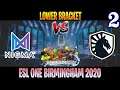 Nigma vs Liquid Game 2 | Bo3 | Lower Bracket ESL One Birmingham 2020 | DOTA 2 LIVE