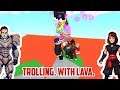 Roblox: Trolling People on THE FLOOR IS LAVA