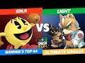 SSC 2019 SSBU - DA Sinji (Pac-Man) VS Rogue Light (Fox) Smash Ultimate Winner's Top 64