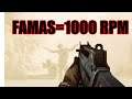 The FAMAS Fastest Fire Rate 1000 RPM In Battlefield 4