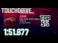[TouchDrive] Asphalt 9| CAR HUNT RIOT -HONDA CIVIC TYPE-R (2670) | U.S. WILDERNESS | 1:51.877 Top5%