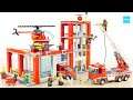 レゴ シティ ファイヤーステーション 60004 ／ LEGO City Fire Station Speed Build & Review