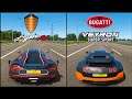 Forza Horizon 4 | Koenigsegg Agera RS VS Bugatti Veyron SS - DRAG RACE, TOP SPEED & BRAKE TEST!