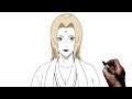How To Draw Tsunade | Step By Step | Naruto