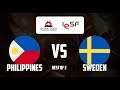 Philippines vs Sweden Game 1 (BO3) | IeSF World Championship 2019: Playoffs
