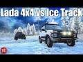 SpinTires MudRunner: LADA 4x4 vs ICE TRACK!!