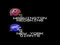Tecmo Super Bowl (NES) (Season Mode) Week #9: Redskins @ Giants