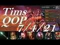 Tims sup Queen of Pain - let her split push - T1 vs TnC game1 - ONE Esports Dota2