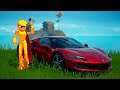 Trying Out the NEW Ferrari with Gildedguy in Fortnite