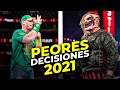 10 PEORES DECISIONES de WWE en 2021