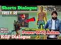 DJ Adam Power || KGF Dialogue || Freefire ||  😍😍 HeadShot || #shorts @FreeFireIndiaOfficial