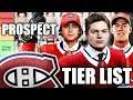 HABS PROSPECTS TIER LIST 2020 (Montreal Canadiens Top Prospects News & Updates - Caufield, Romanov)