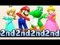 Mario Party The Top 100 - All Characters 2nd Place Animations