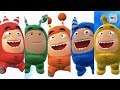 Oddbods Turbo Run - 5 Characters Fuse, Zee, Slick, Pogo and Bubbles