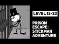 Prison Escape: Stickman Adventure Gameplay Level 12-20 (Android, iOS)