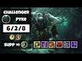 Pyke Challenger Gameplay S11 Replay 11.18 Support (6/2/8) - KOREAN