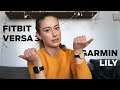 Smarta klockor: Fitbit Versa 3 vs Garmin Lily