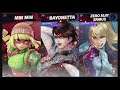 Super Smash Bros Ultimate Amiibo Fights – Min Min & Co #471 Min Min vs Bayonetta & Zero Suit
