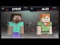 Super Smash Bros Ultimate Amiibo Fights – Steve & Co #175 Steve vs Alex