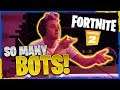 THERE'S SO MANY BOTS IN FORTNITE! W/ REVERSE2K, VALKYRAE & BASICALLYIDOWORK