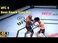 UFC4 - 베스트 10 KO 영상 #2 (Feat. 최두호, 이소룡, 맥그리거, 타이슨) | UFC 4 Top 10 Knock outs compilation PS5 4K