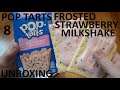 Unboxing Pop Tarts Frosted Strawberry Milkshake 8 Toaster Pastries