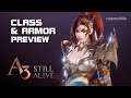 A3 : Still Alive - Class & Armor Preview - Android on PC - F2P - Mobile - KR