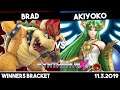 Brad (Bowser) vs Akiyoko (Palutena) | Winners Bracket | Synthwave X #8