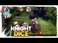 Estatégia, Roguelike e FANTASIA MEDIEVAL | Knight Dice #01 - Gameplay PT BR