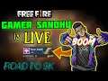 FREE FIRE LIVE HINDI [FF LIVE] - GAMER SANDHU -GARENA FREE FIRE battle game live stream #India