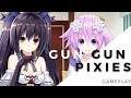 Gun Gun Pixies - Neptune and Noire Gameplay (Hyperdimension Neptunia)