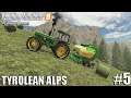 Making Round bales out Of Grass | Tyrolean Alps | Farming Simulator 19 | #5