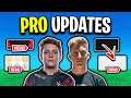 Tfue Gets NEW Mousepad & Clix Tries NEW Keyboard + NEW Colorblind Setting! (Pro Player Updates)