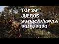 Top 20 JUEGOS SUPERVIVENCIA 2019/2020 QUE NO DEBES OLVIDAR!!  #PC #PS4 #XboxOne