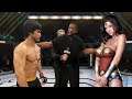 UFC 4 | Bruce Lee vs. Wonder Woman (Gal Gadot) (EA Sports UFC 4)