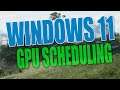 Windows 11 Enable Hardware Accelerated GPU Scheduling