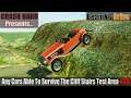 BeamNG Drive - Any Cars Able To Survive The Cliff Stairs Test Area #20