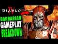 Diablo 4: Barbarian Gameplay Trailer TOTAL BREAKDOWN - Skills, Abilities, Locations, Items & MORE!